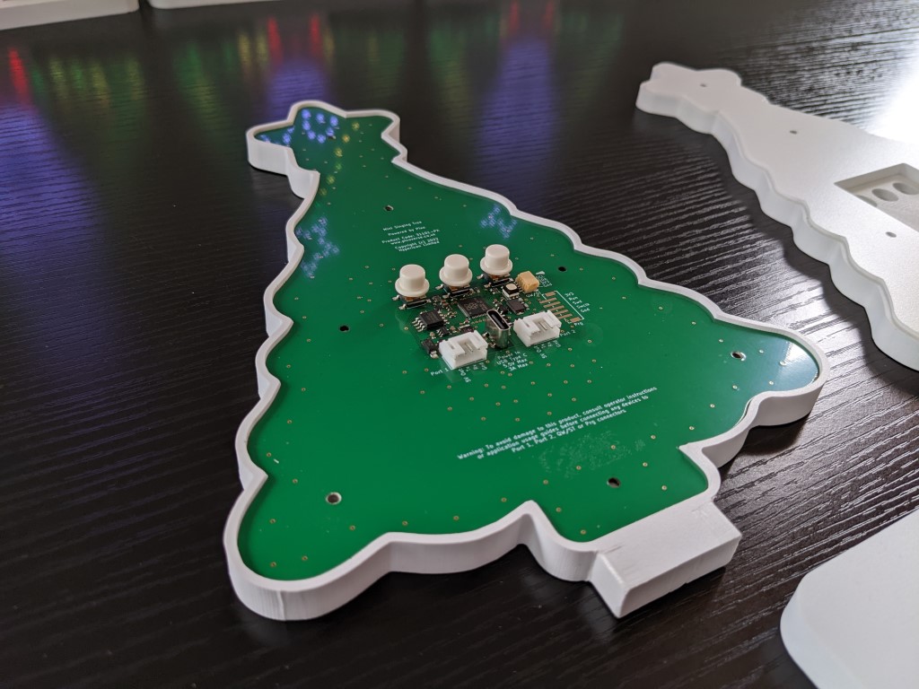 Mini Tree circuit board in the front case