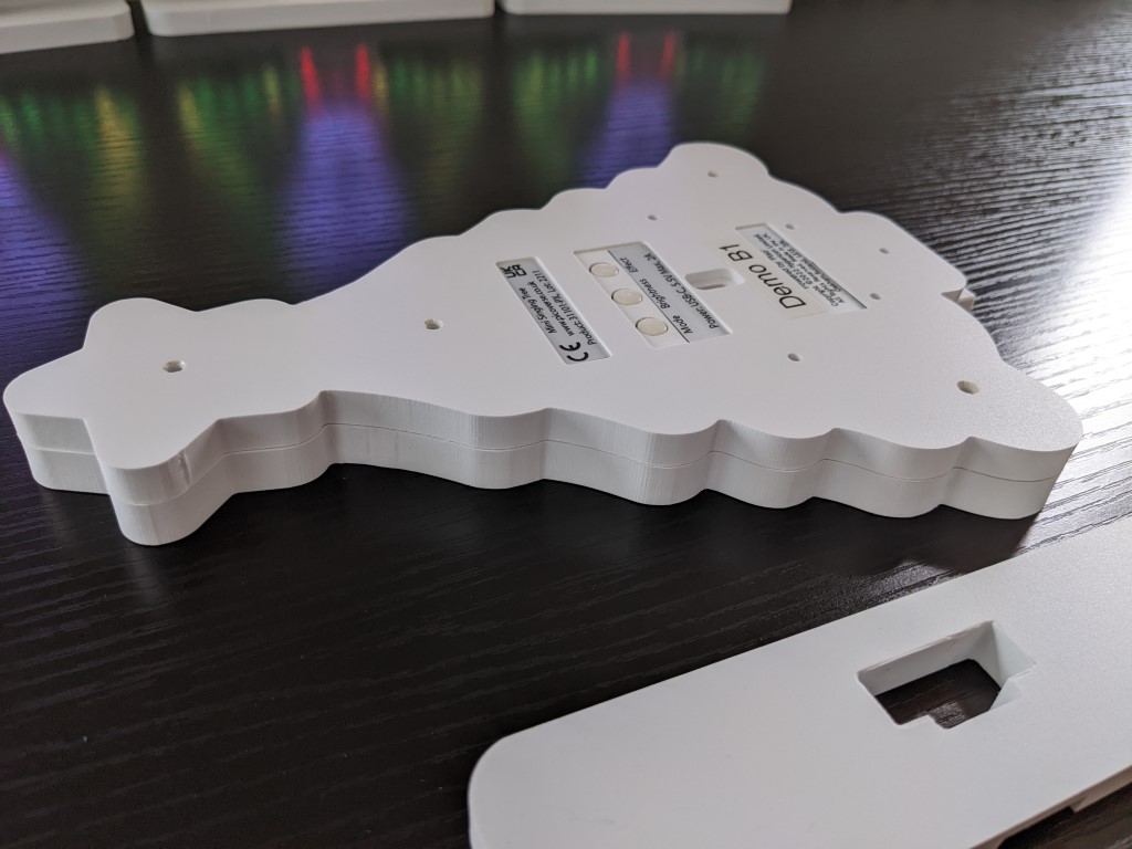 Rear case attached to the front