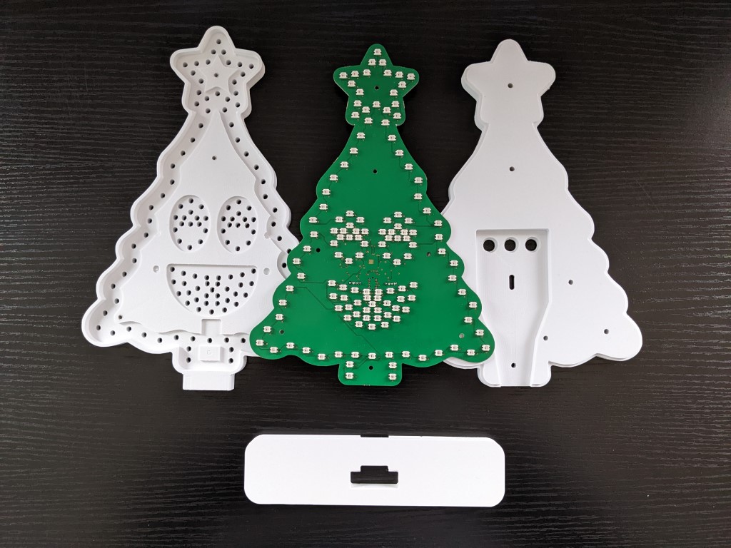 Mini Tree circuit board and case components